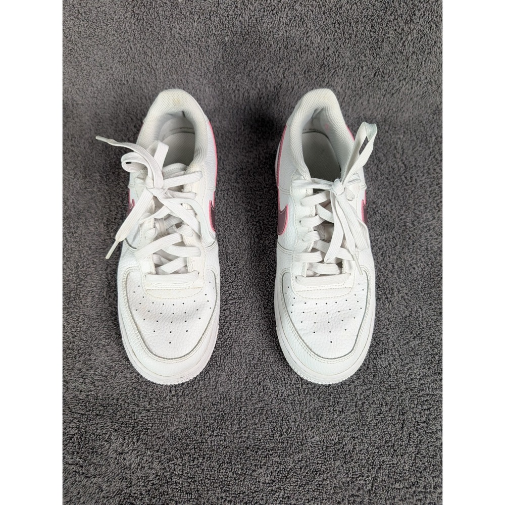 Nike Air Force 1 Low GS White Pink Glaze Sneakers CT3839-104 Mens 7Y Womens‎ 8.5